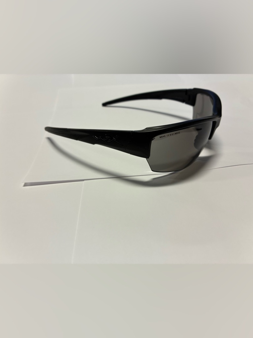 Wx Men’s Black Polarized Sport Sunglasses - Picture 6 of 12